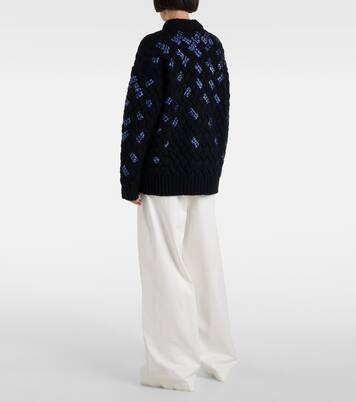 Pull en laine vierge à sequins | Dries Van Noten