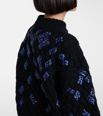 Pull en laine vierge à sequins | Dries Van Noten