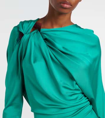 Midikleid aus Satin | Victoria Beckham