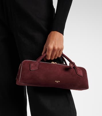 Le Teckel suede clutch  | Alaïa