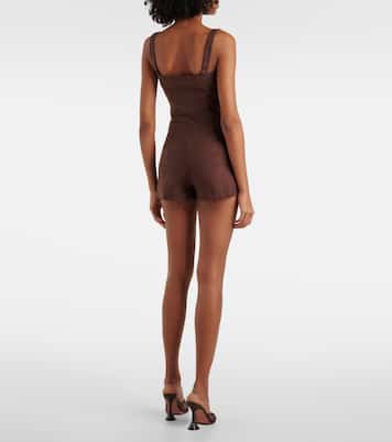 Shorts Lila aus Leinen | Faithfull