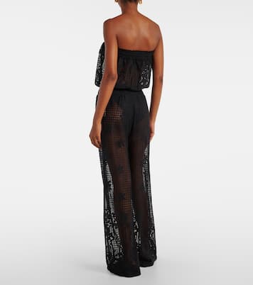 Combi-pantalon Viv en coton mélangé | Melissa Odabash