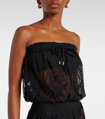 Combi-pantalon Viv en coton mélangé | Melissa Odabash