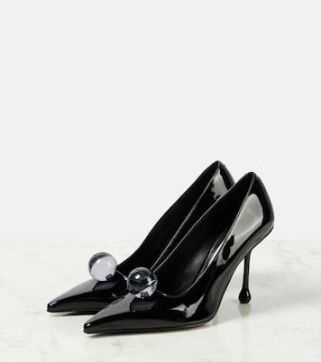 Verzierte Pumps Orb 95 aus Lackleder | Jimmy Choo