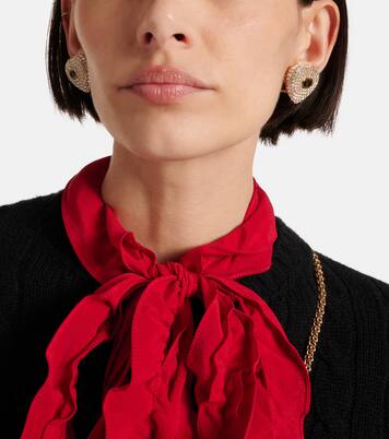 Clip-Ohrringe Cuore XS mit Kristallen | Valentino