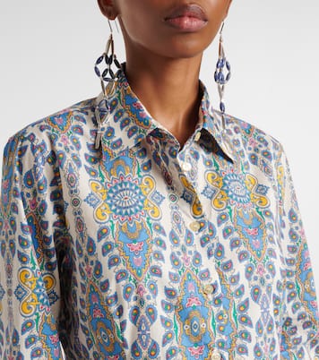 Bedrucktes Hemd aus einem Baumwollgemisch | Etro