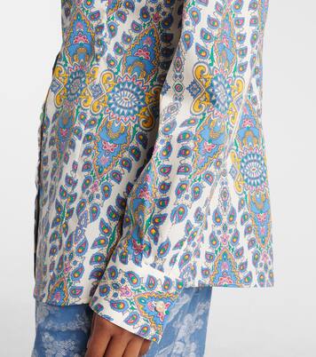 Bedrucktes Hemd aus einem Baumwollgemisch | Etro