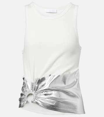 Top aus einem Baumwollgemisch | Rabanne