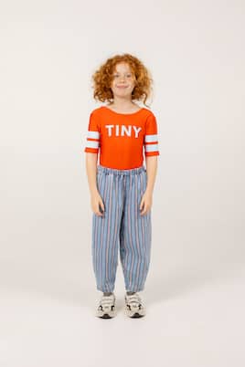 Stripes tapered jeans | Tinycottons