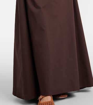 One-Shoulder-Maxikleid Phare aus Baumwolle | Staud