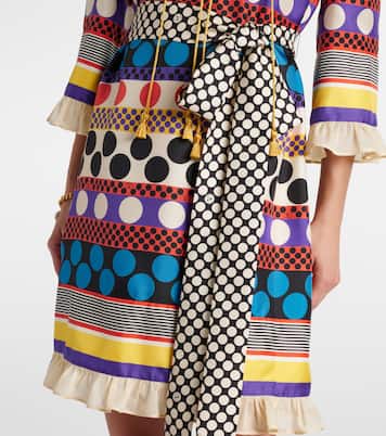 Escape polka-dot silk minidress | Valentino