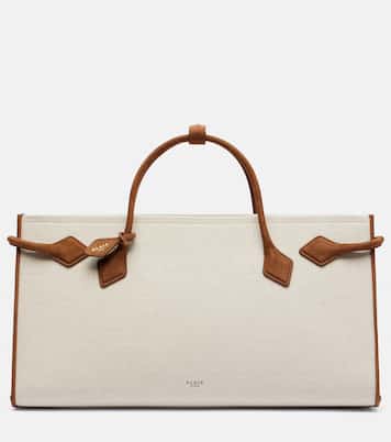 Tote Bag Le Teckel aus Canvas mit Leder | Alaïa
