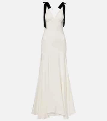 Robe longue en crêpe de soie | Rodarte