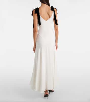Robe longue en crêpe de soie | Rodarte