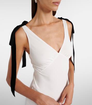 Robe longue en crêpe de soie | Rodarte