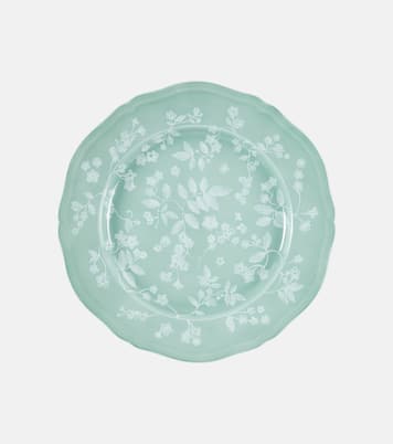 Assiette en porcelaine à fleurs | Cabana
