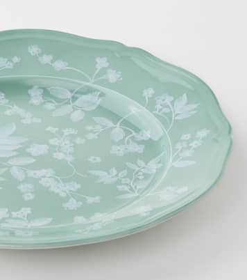Assiette en porcelaine à fleurs | Cabana