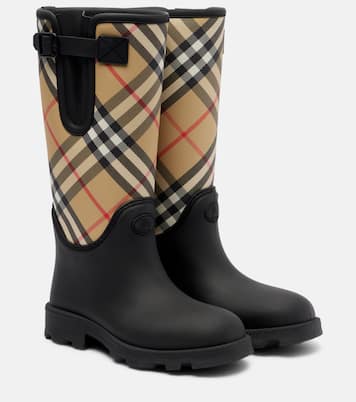 Marsh Burberry Check rain boots  | Burberry