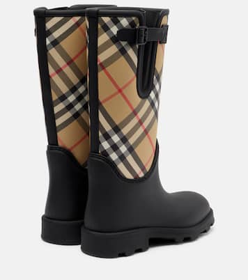 Marsh Burberry Check rain boots  | Burberry