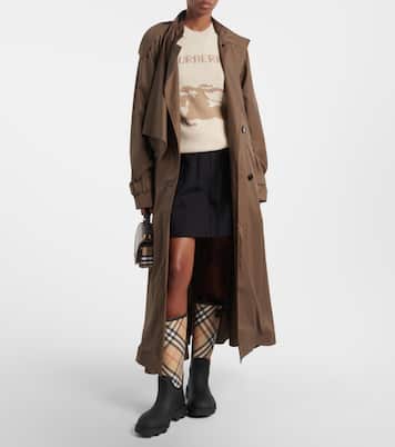 Marsh Burberry Check rain boots  | Burberry