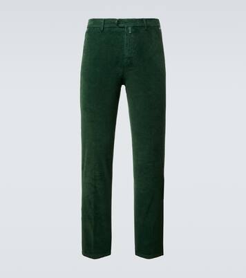 Cotton-blend corduroy slim pants | Kiton