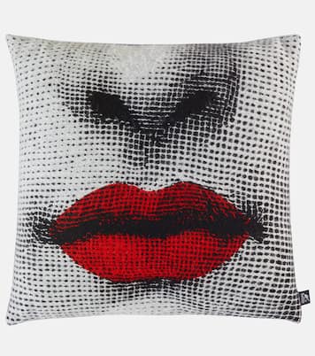 Kiss jacquard cushion | Fornasetti