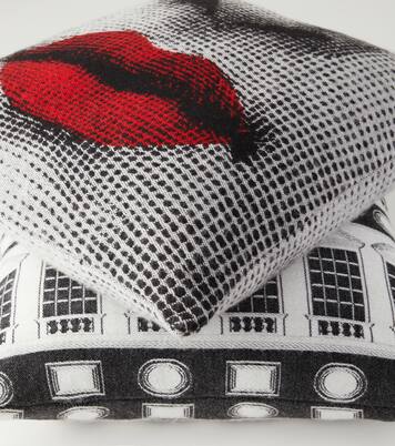 Kiss jacquard cushion | Fornasetti