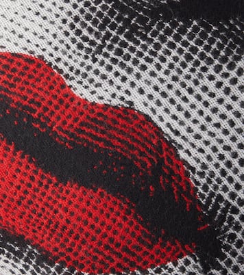 Kiss jacquard cushion | Fornasetti