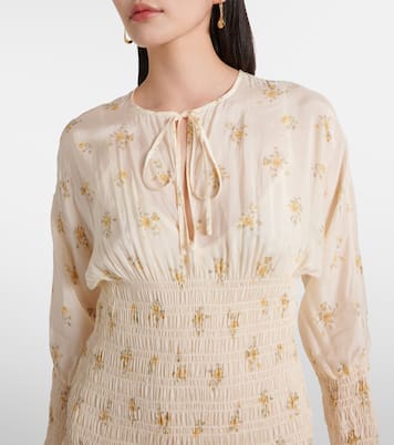 Abito lungo con stampa | Ganni