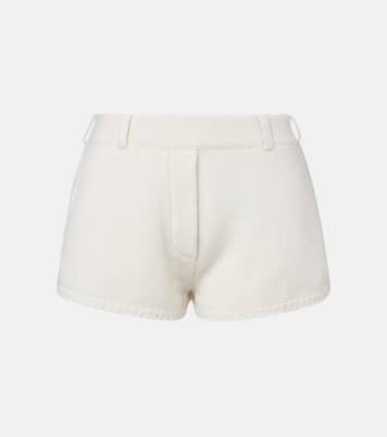 Low-rise cashmere shorts | Lisa Yang