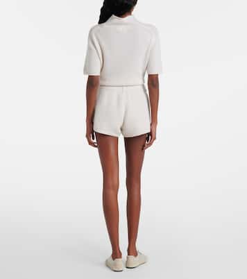 Low-rise cashmere shorts | Lisa Yang
