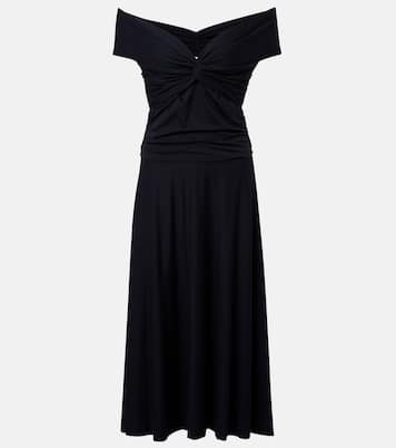 Soft Drape off-shoulder midi dress | Dorothee Schumacher