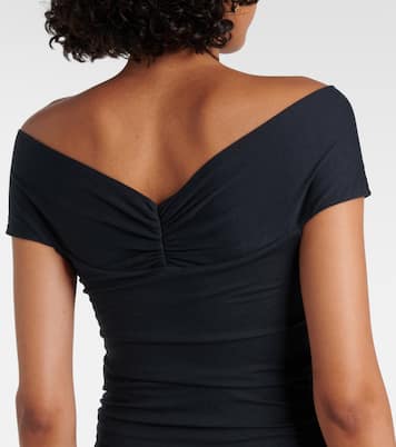 Soft Drape off-shoulder midi dress | Dorothee Schumacher