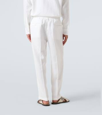 Pantalon droit en lin | Dolce&Gabbana