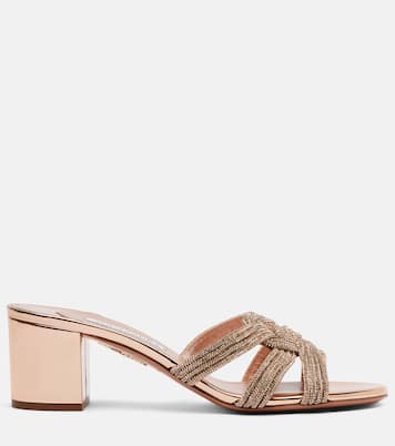 Sandales Felix en cuir à ornements | Aquazzura