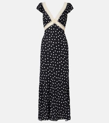 Iggy polka-dot maxi dress | Rixo