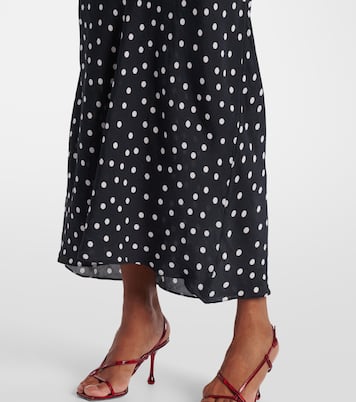 Iggy polka-dot maxi dress | Rixo