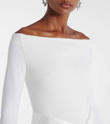 Kori satin-trimmed gown | Solace London