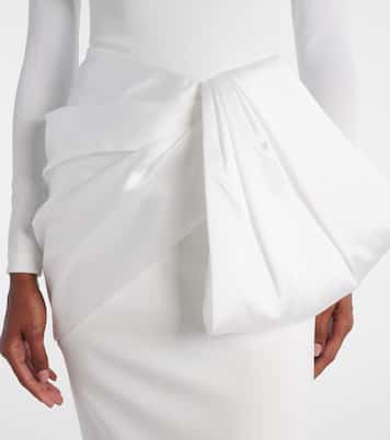 Kori satin-trimmed gown | Solace London