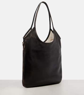 Ivy distressed leather shoulder bag | Miu Miu