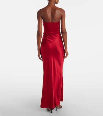 Silk charmeuse maxi skirt | The Sei