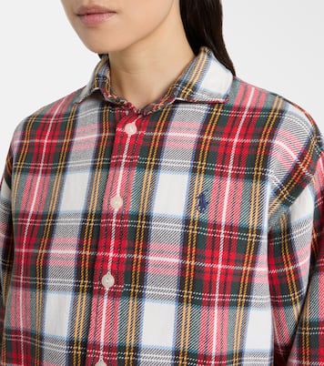 Plaid cotton fleece shirt | Polo Ralph Lauren