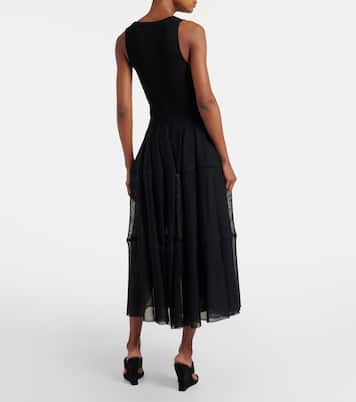 半透视中长半身裙 | Alaïa