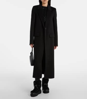 Mellow shearling and suede lace-up boots | Tory Burch