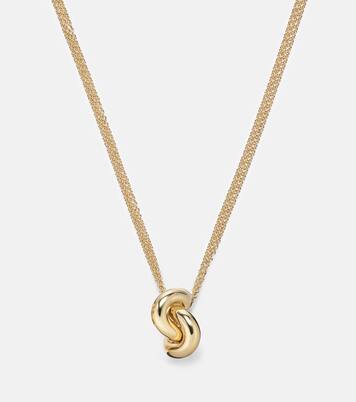 Legacy Knot Big 18kt gold necklace | Engelbert