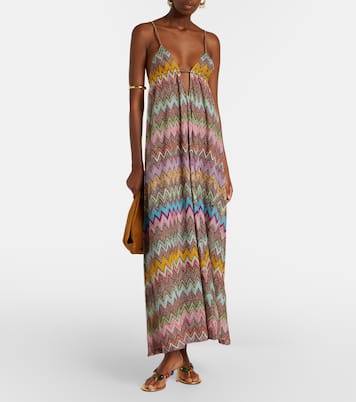 Robe de plage Zigzag en lamé | Missoni