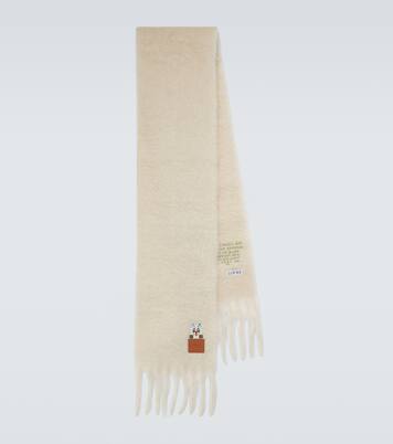 x Louis Wain – Écharpe en mohair et laine mélangés | Loewe