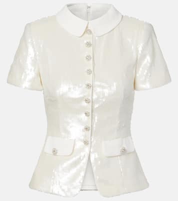 Sequined top | Self-Portrait