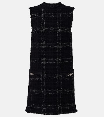 Medusa '95 cotton-blend tweed minidress | Versace