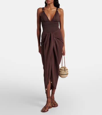 Winnie cotton beach cover-up | Melissa Odabash